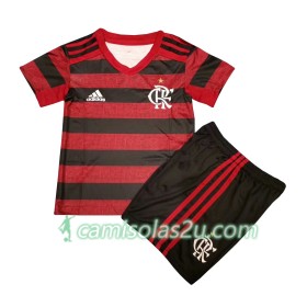 Camisolas de Futebol CR Flamengo Criança Equipamento Principal 2019/20 Manga Curta